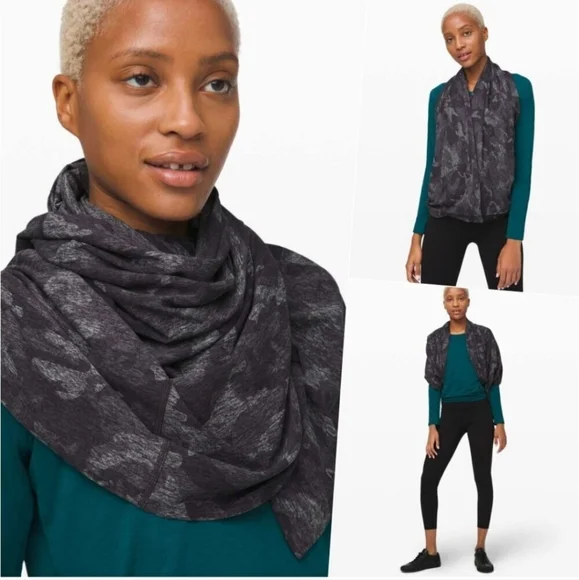 lululemon athletica Charcoal Camouflage Vinyasa Wrap - Picture 2 of 13